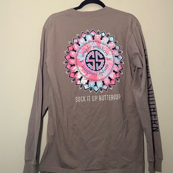 Girlie Girl Originals Preppy Suck It Up Buttercup Long Sleeve T-Shirt main image 0